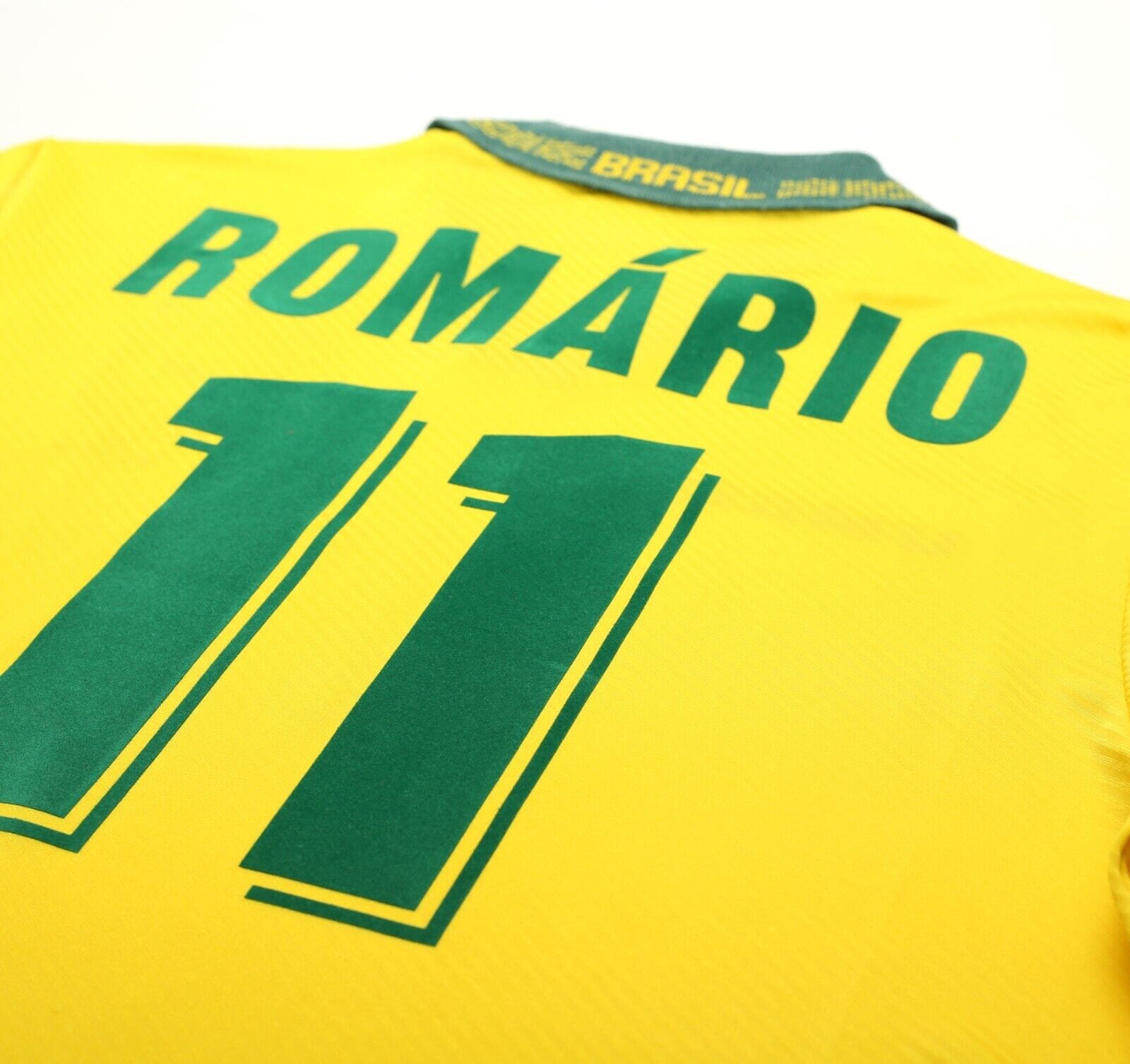 1994/95 ROMARIO #11 Brazil Vintage Umbro Home Football Shirt (XL) 3 Star 1994 WC