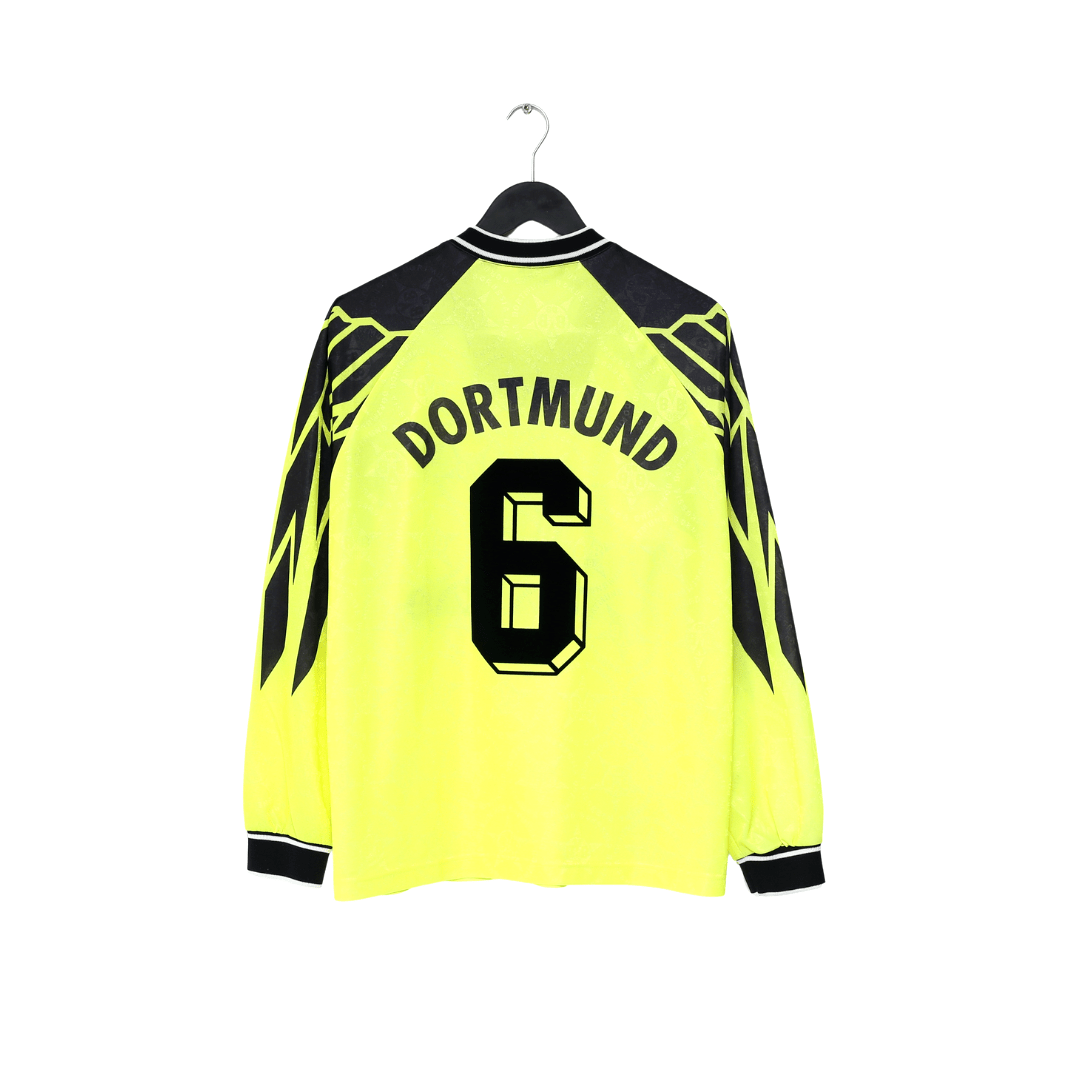 1994/95 SAMMER #6 Borussia Dortmund Vintage Nike L/S Home Football Shirt (L)