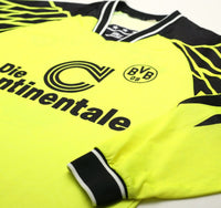 1994/95 SAMMER #6 Borussia Dortmund Vintage Nike L/S Home Football Shirt (L)