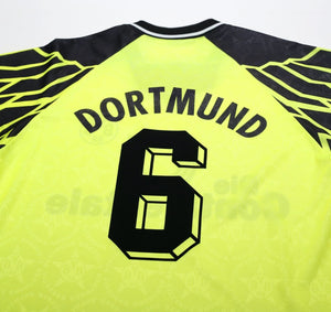 1994/95 SAMMER #6 Borussia Dortmund Vintage Nike L/S Home Football Shirt (L)
