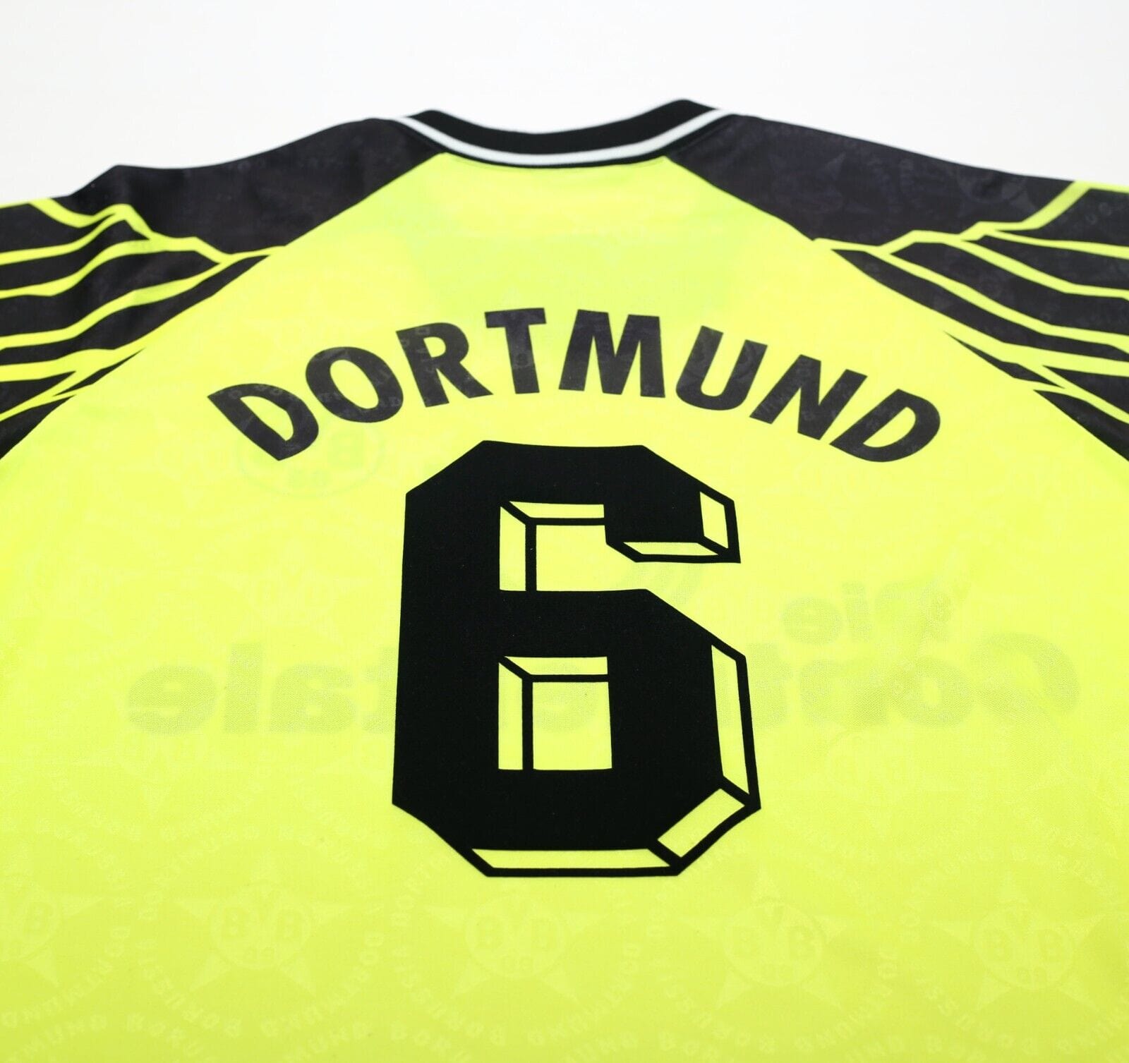 1994/95 SAMMER #6 Borussia Dortmund Vintage Nike L/S Home Football Shirt (L)