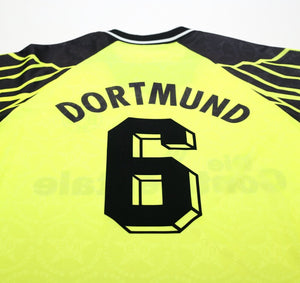 1994/95 SAMMER #6 Borussia Dortmund Vintage Nike L/S Home Football Shirt (L)