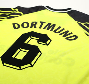 1994/95 SAMMER #6 Borussia Dortmund Vintage Nike L/S Home Football Shirt (L)