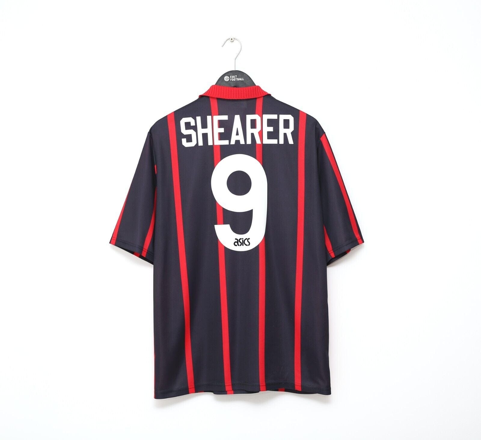 1994/95 SHEARER #9 Blackburn Rovers Vintage Asics Away