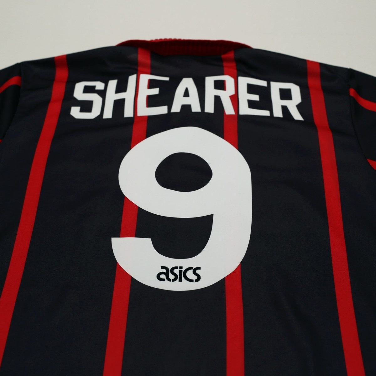 1994/95 Shearer #9 Blackburn Rovers Vintage ASICS Away Football Shirt (M)