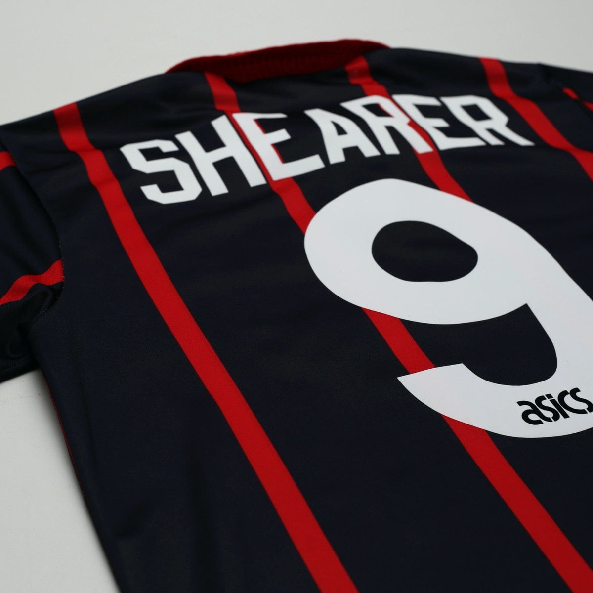 1994/95 Shearer #9 Blackburn Rovers Vintage ASICS Away Football Shirt (M)