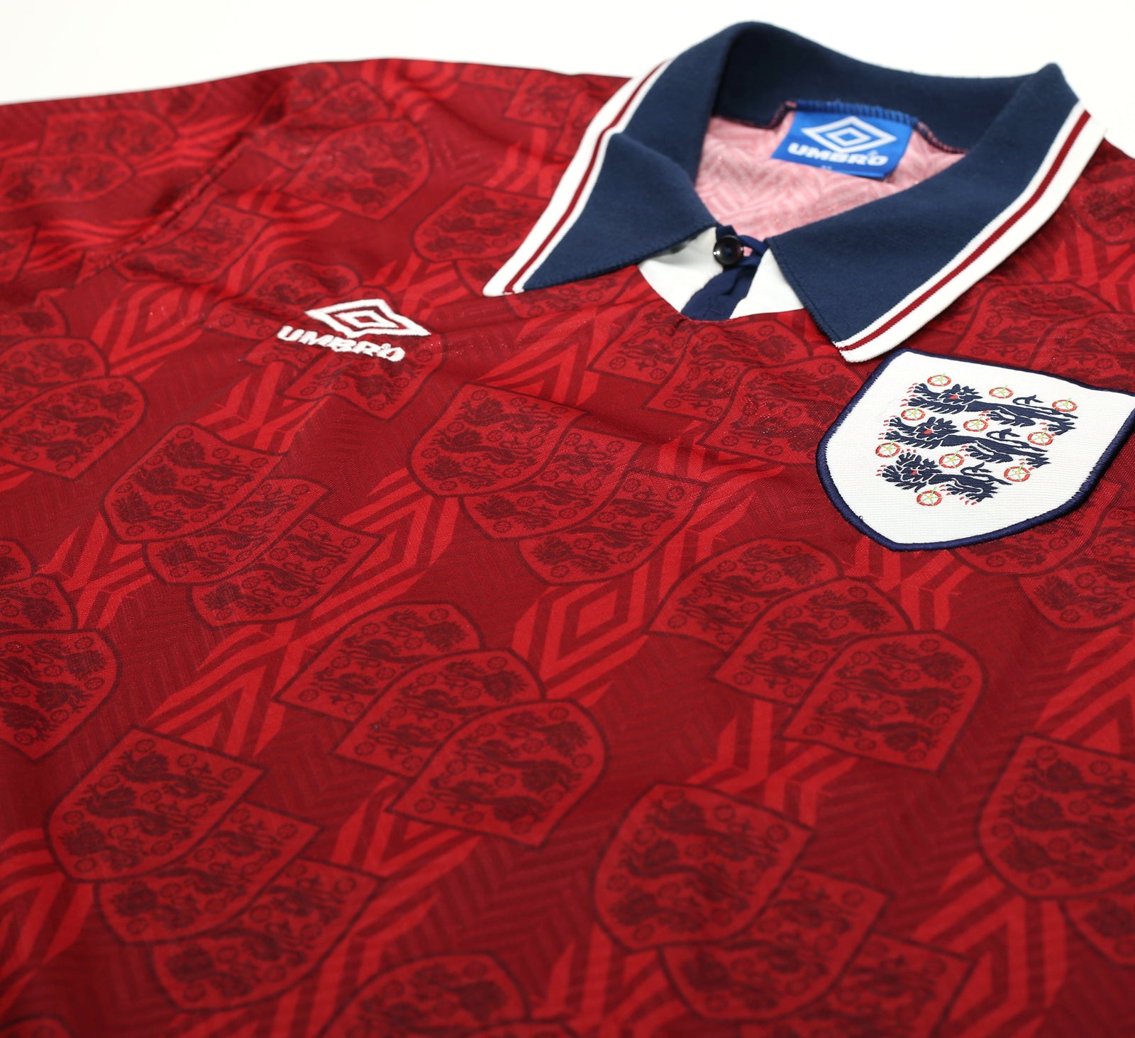 1994/95 SHEARER #9 England Umbro away Football Shirt (L/XL)
