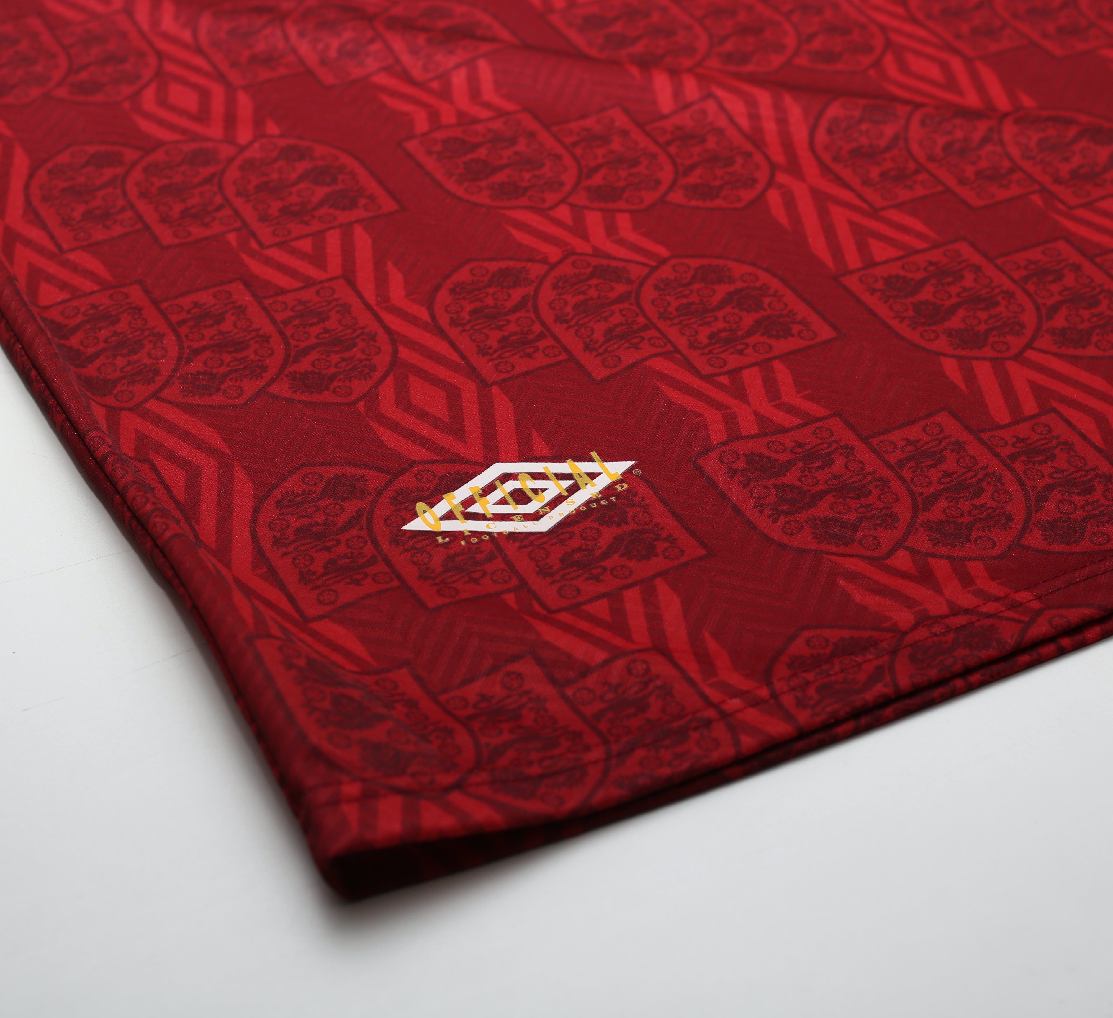 1994/95 SHEARER #9 England Umbro away Football Shirt (L/XL)