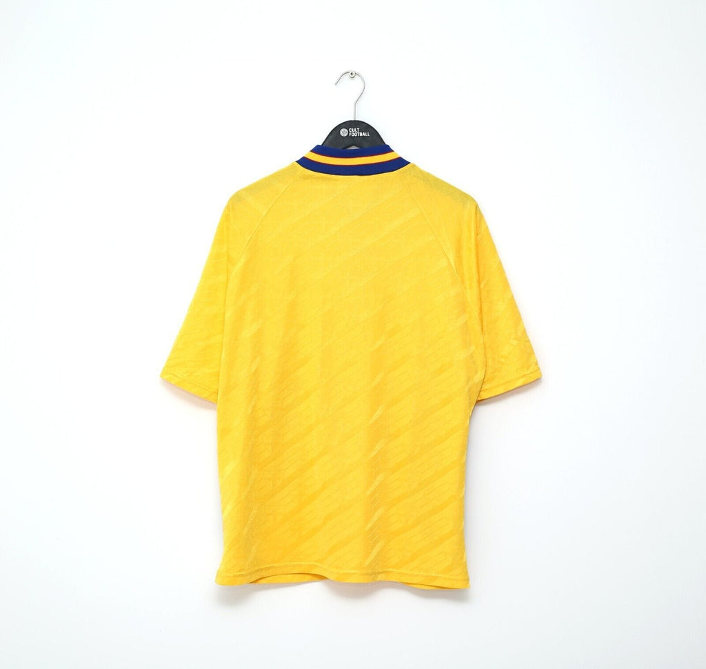 1994/95 SWEDEN Vintage adidas WC 94 Home Football Shirt (L) Larsson Era