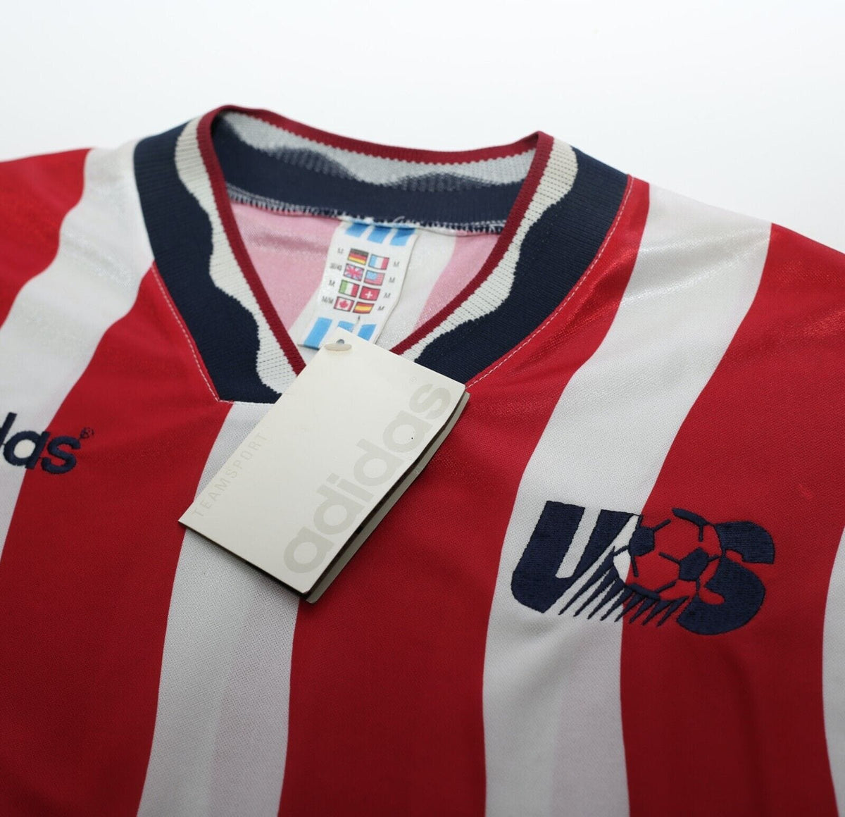 1994/95 USA Vintage adidas Home Football Shirt Jersey (M) World Cup 94 BNWT