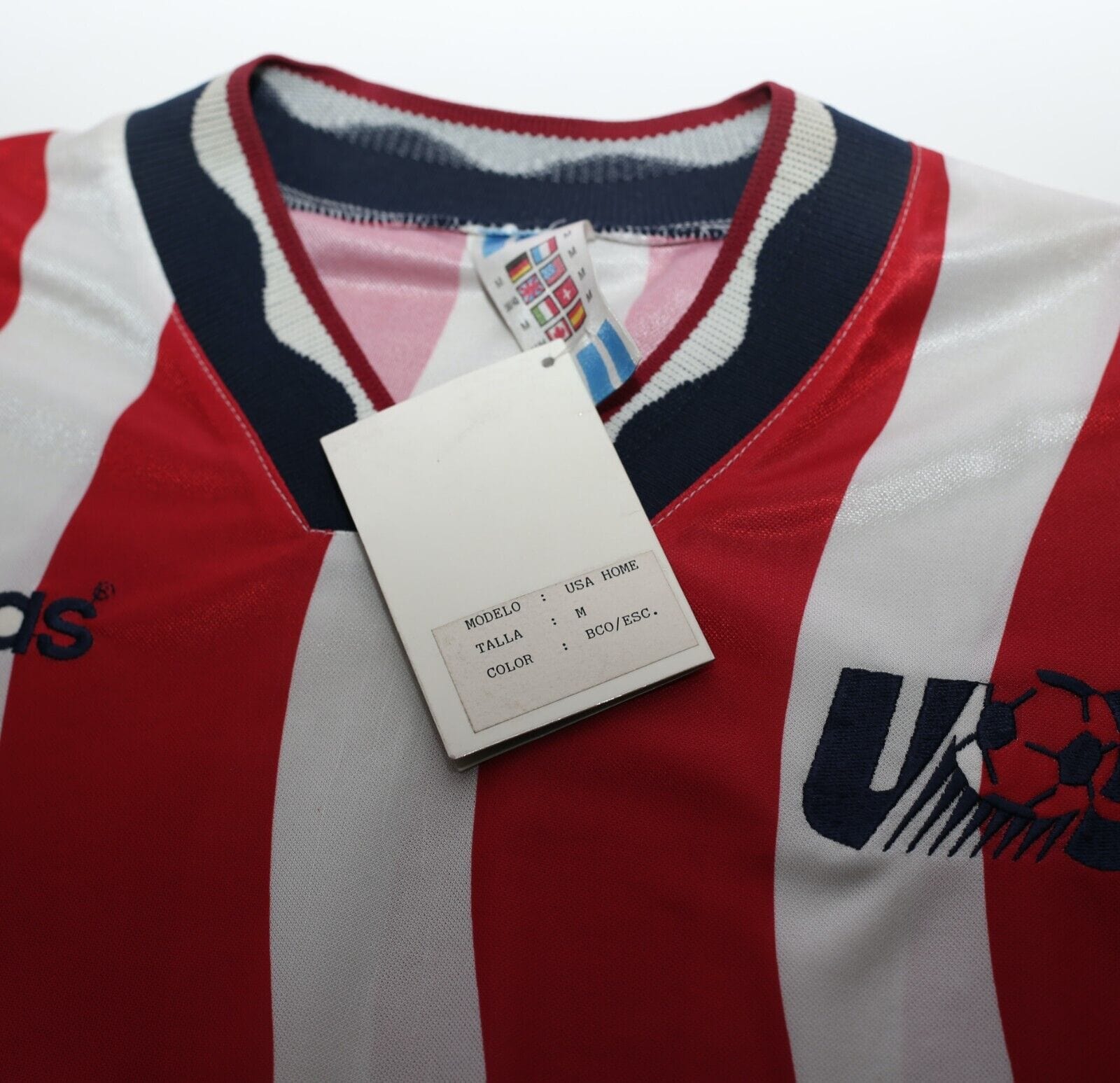 1994/95 USA Vintage adidas Home Football Shirt Jersey (M) World Cup 94 BNWT