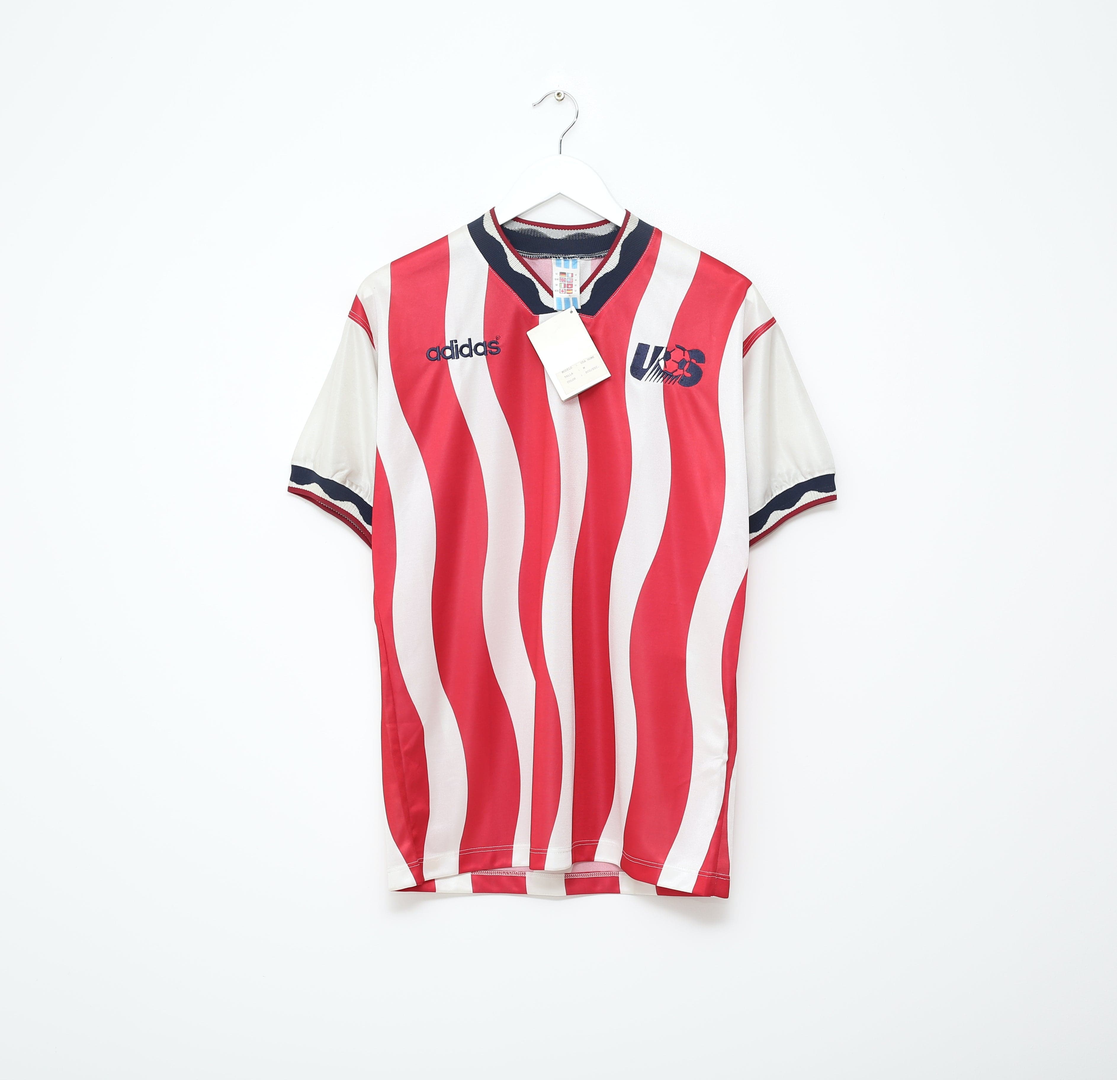 1994/95 USA Vintage adidas Home Football Shirt Jersey (M) World Cup 94 BNWT