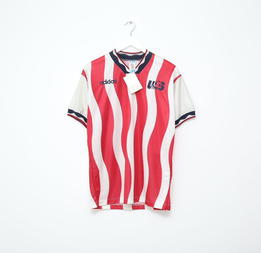 1994/95 USA Vintage adidas Home Football Shirt Jersey (M) World Cup 94 BNWT