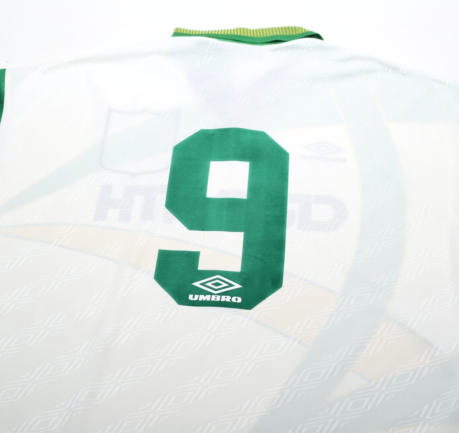 1994/95 VAN HOOIJDONK #9 Celtic Vintage Umbro Third Football Shirt (L)