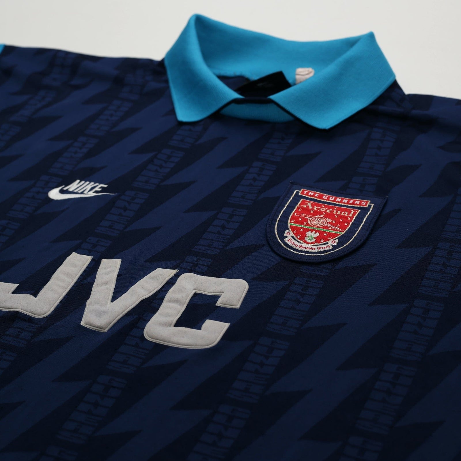 1994/95 Wright #8 Arsenal Vintage Nike Away Football Shirt (XXL)