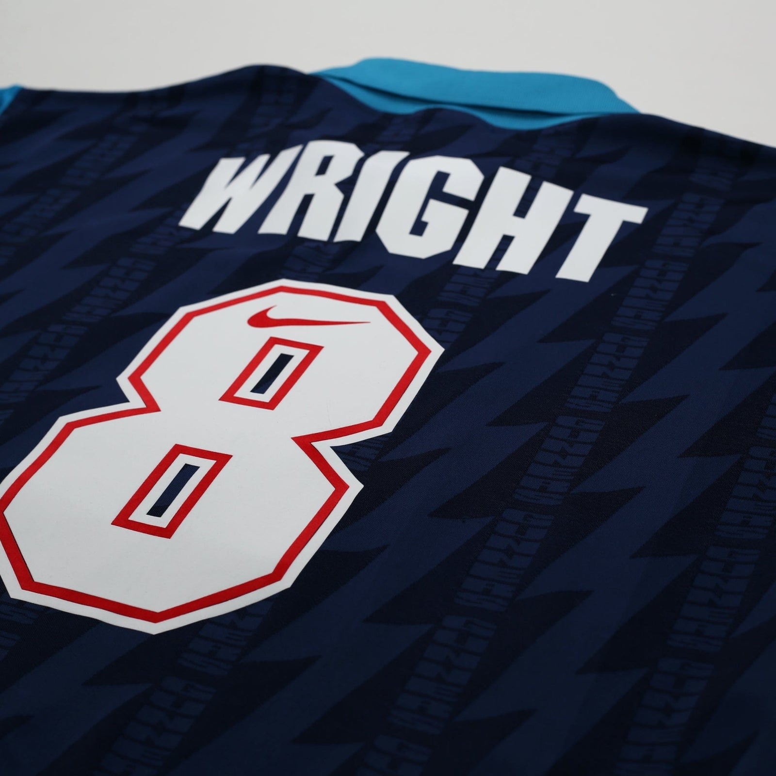 1994/95 Wright #8 Arsenal Vintage Nike Away Football Shirt (XXL)
