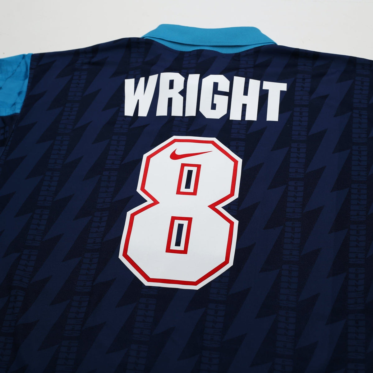 1994/95 Wright #8 Arsenal Vintage Nike Away Football Shirt (XXL)