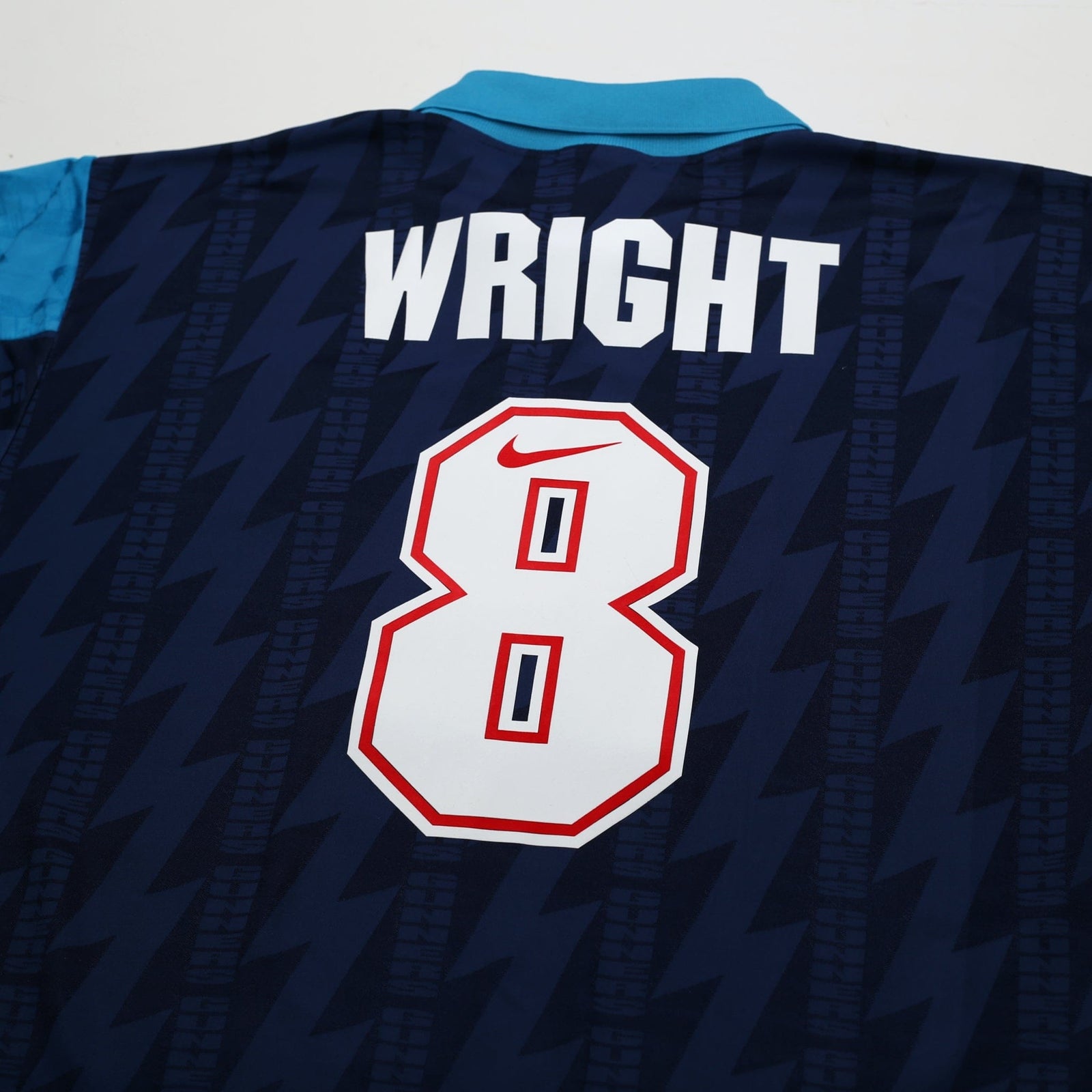 1994/95 Wright #8 Arsenal Vintage Nike Away Football Shirt (XXL)