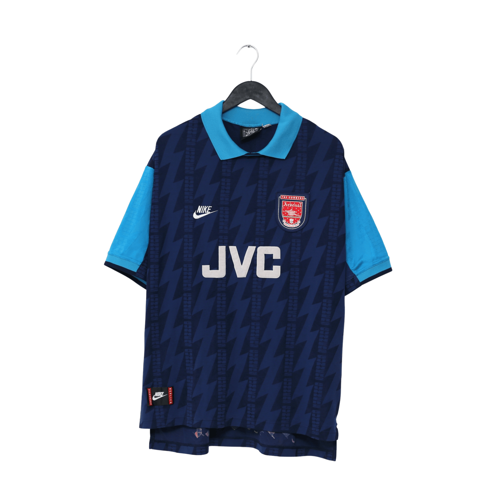1994/95 Wright #8 Arsenal Vintage Nike Away Football Shirt (XXL)