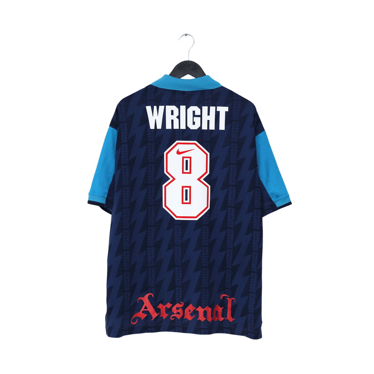 1994/95 Wright #8 Arsenal Vintage Nike Away Football Shirt (XXL)