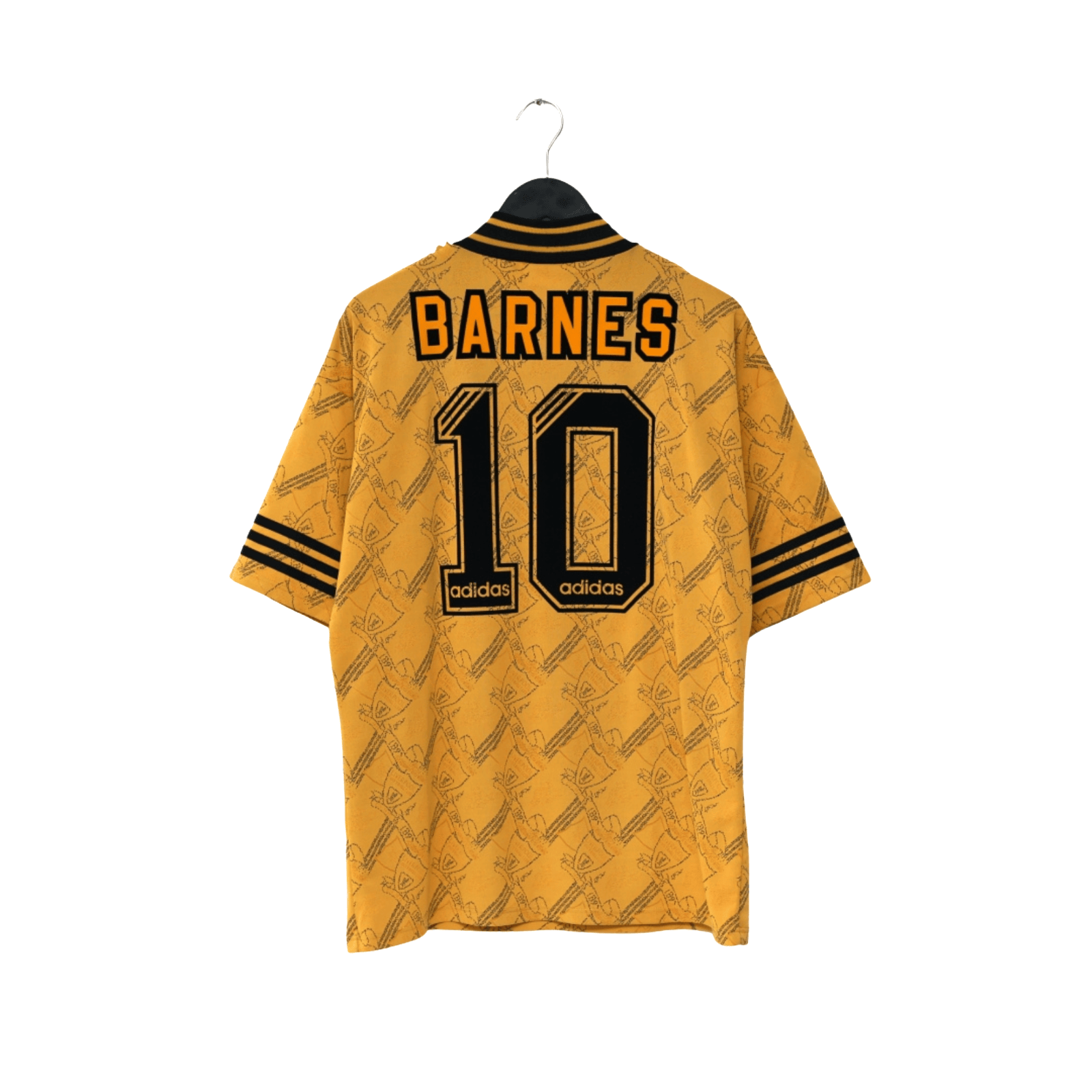 1994/96 Barnes #10 Liverpool Vintage adidas Third Football Shirt (L)