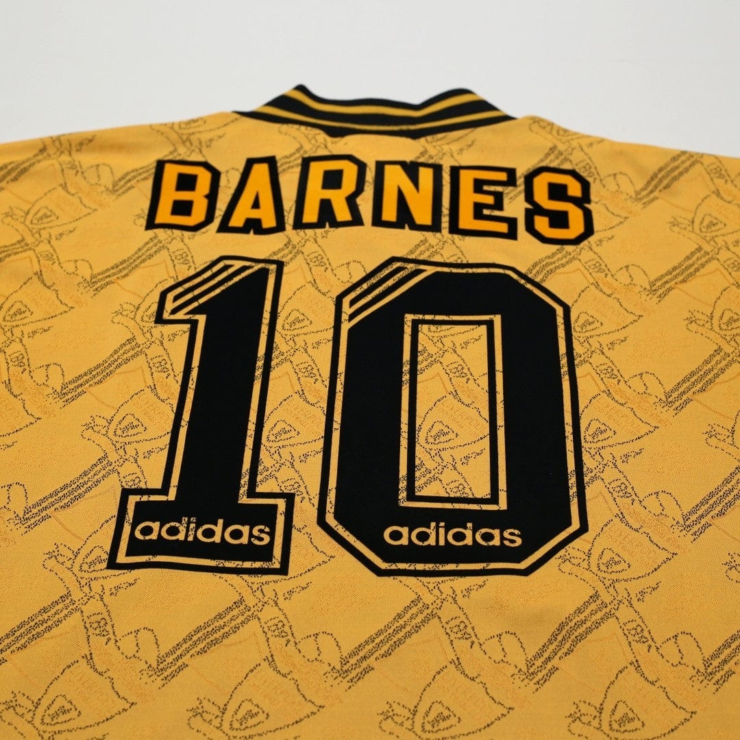 1994/96 Barnes #10 Liverpool Vintage adidas Third Football Shirt (L)