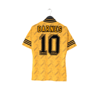1994/96 BARNES #10 Liverpool Vintage adidas Third Football Shirt (S)