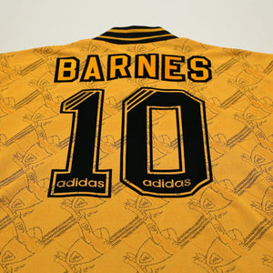 1994/96 Barnes #10 Liverpool Vintage adidas Third Football Shirt (S)