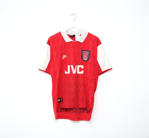 1994/96 BERGKAMP #10 Arsenal Nike Home Football Shirt (L)
