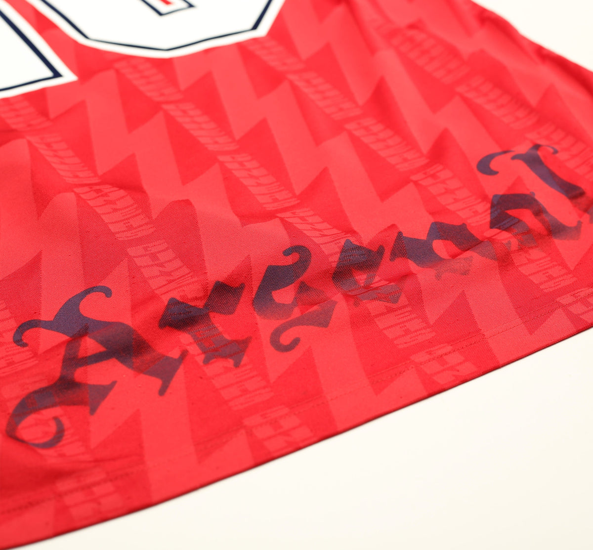 1994/96 BERGKAMP #10 Arsenal Nike Home Football Shirt (L)