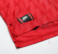 1994/96 BERGKAMP #10 Arsenal Nike Home Football Shirt (L)