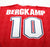 1994/96 BERGKAMP #10 Arsenal Vintage Nike Home Football Shirt (L)