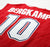 1994/96 BERGKAMP #10 Arsenal Vintage Nike Home Football Shirt (L)