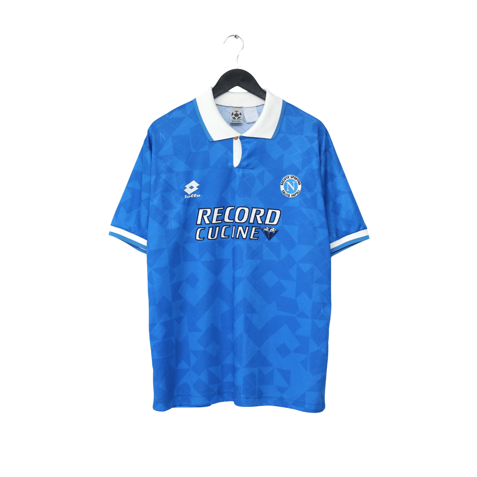 1994/96 Cannavaro #5 Napoli Vintage Lotto Home Football Shirt (L)