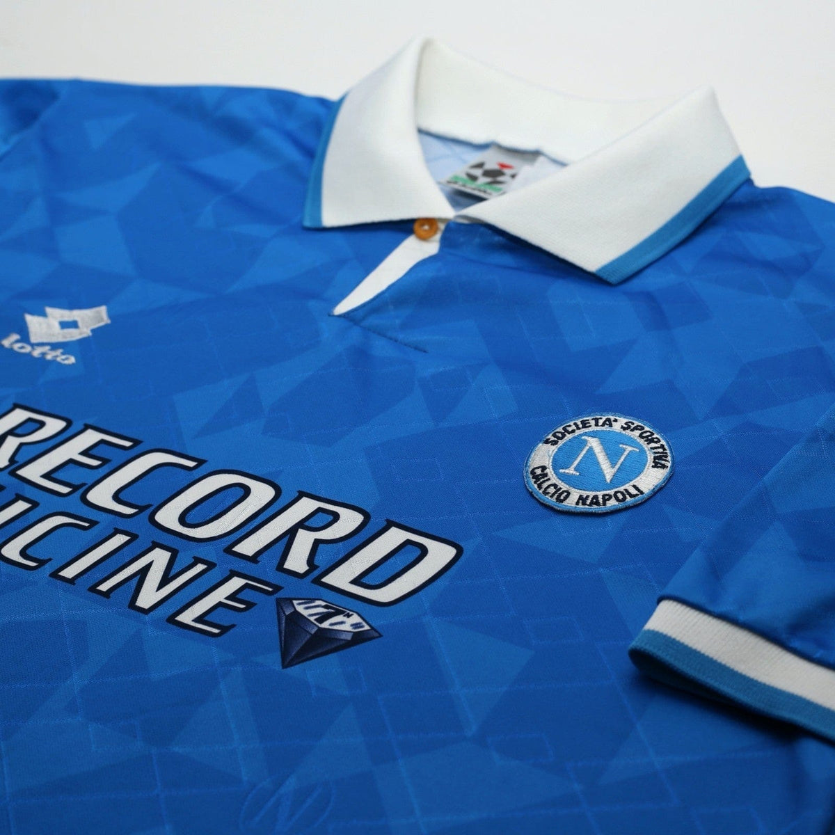 1994/96 Cannavaro #5 Napoli Vintage Lotto Home Football Shirt (L)