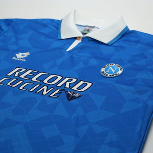 1994/96 Cannavaro #5 Napoli Vintage Lotto Home Football Shirt (L)