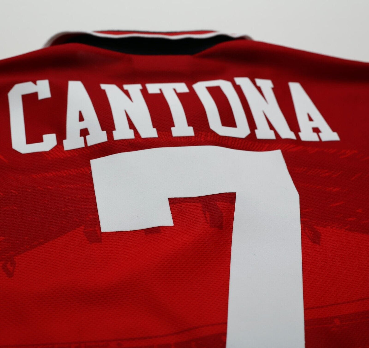 1994/96 CANTONA #7 Manchester United Vintage Umbro FA Cup 96 Football Shirt (XL)