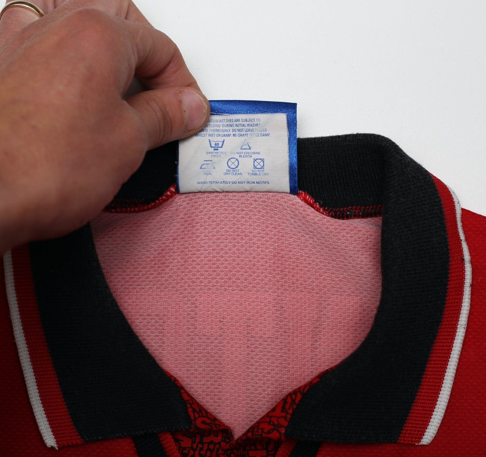 1994/96 CANTONA #7 Manchester United Vintage Umbro FA Cup Final Football Shirt M