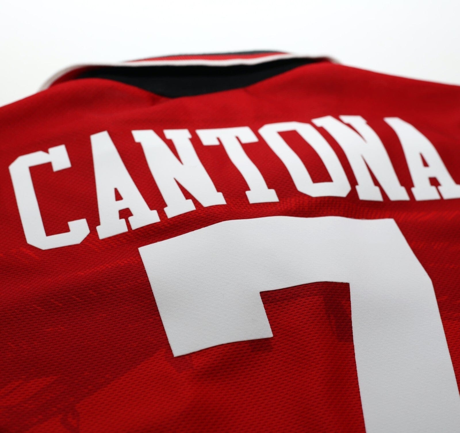 1994/96 CANTONA #7 Manchester United Vintage Umbro FA Cup Final Football Shirt M