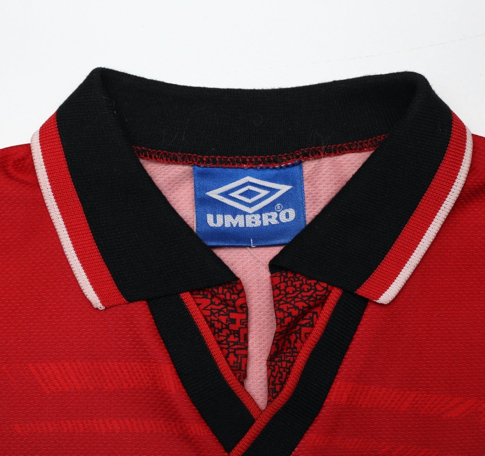 1994/96 CANTONA #7 Manchester United Vintage Umbro Football Shirt (L)