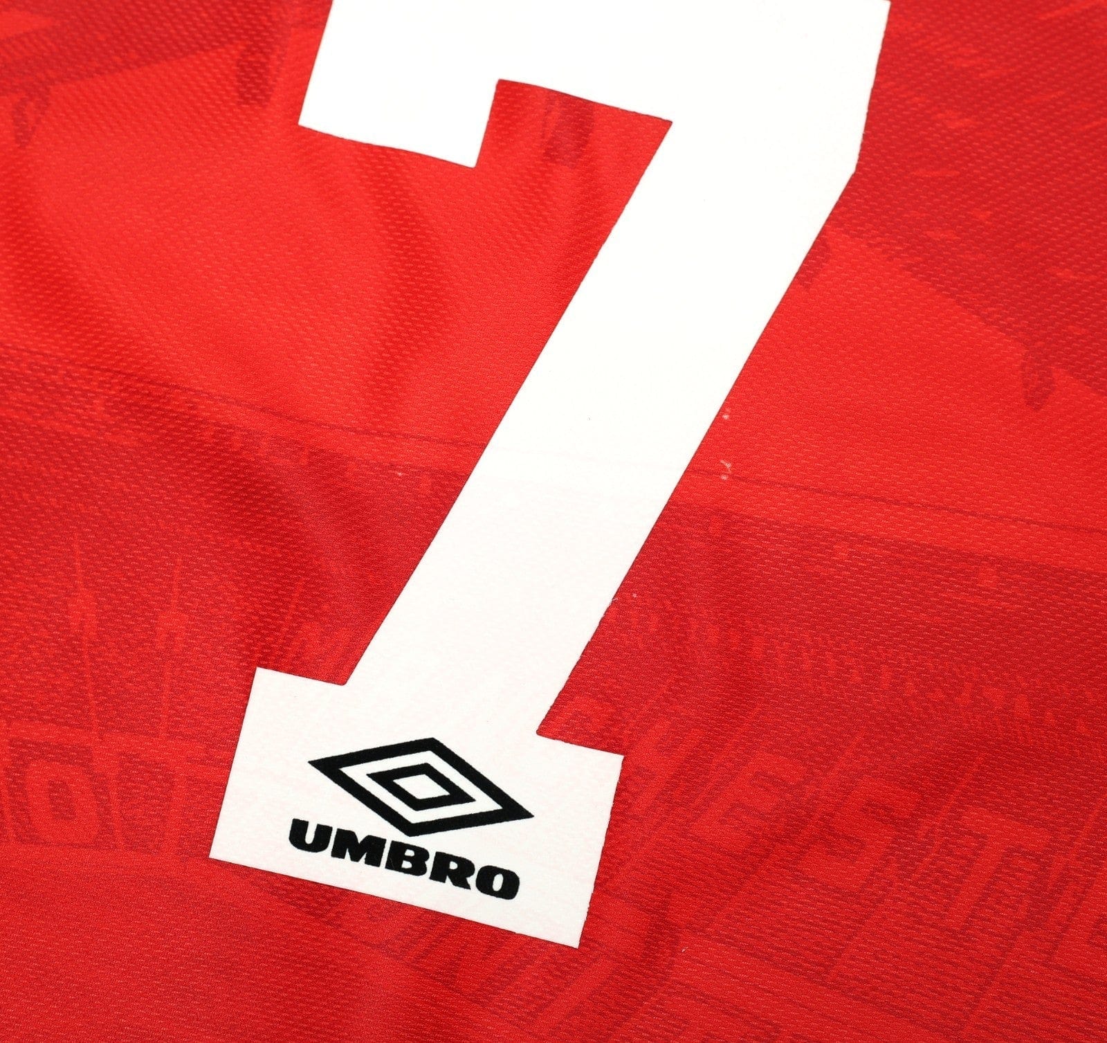 1994/96 CANTONA #7 Manchester United Vintage Umbro Football Shirt (L)