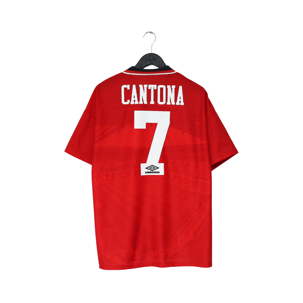 1994/96 CANTONA #7 Manchester United Vintage Umbro Football Shirt (L)