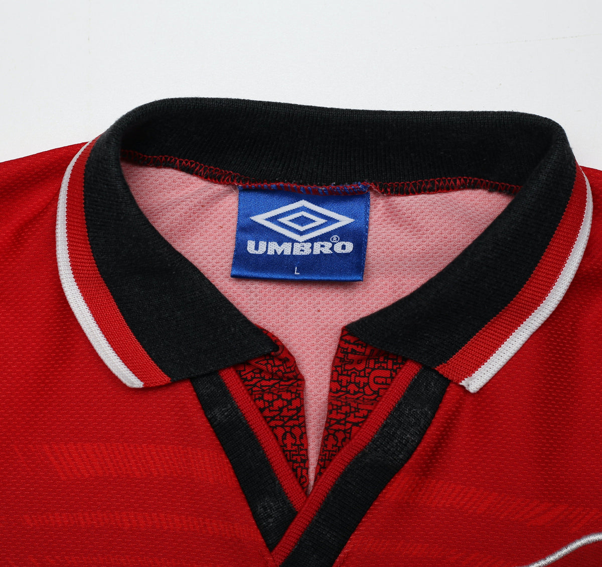 1994/96 CANTONA #7 Manchester United Vintage Umbro Football Shirt (L)