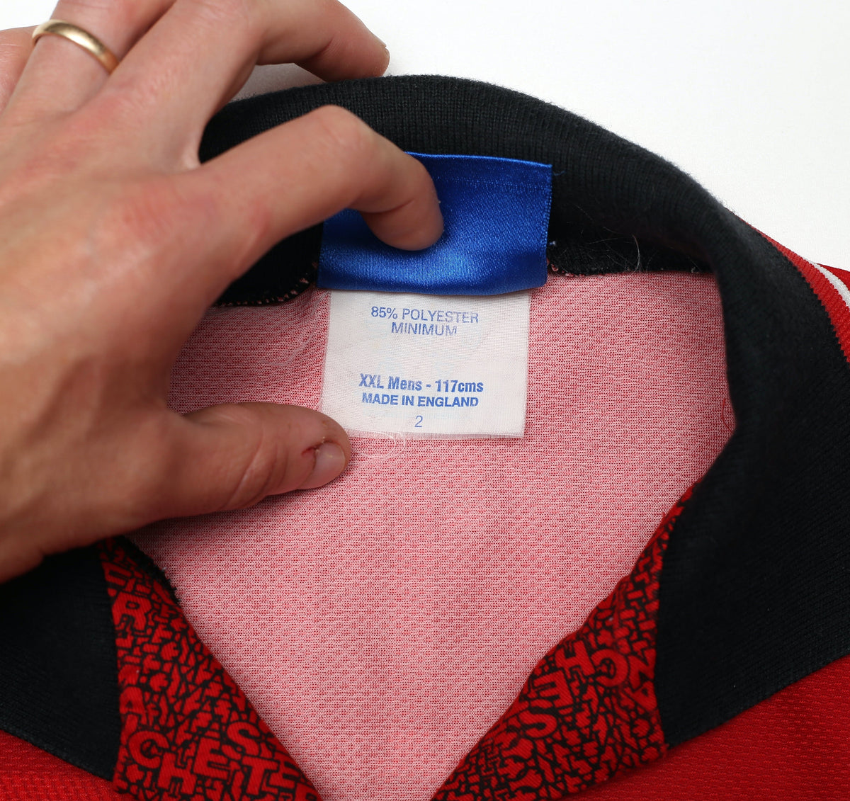 1994/96 CANTONA #7 Manchester United Vintage Umbro Football Shirt (XL/XXL)