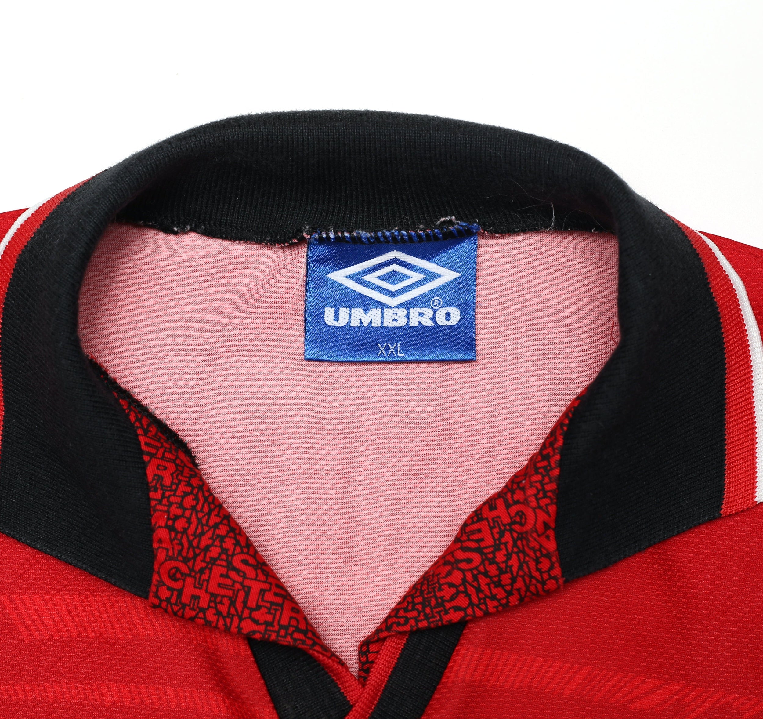 1994/96 CANTONA #7 Manchester United Vintage Umbro Football Shirt (XL/XXL)