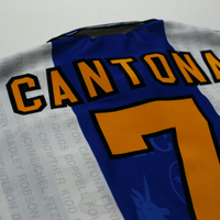 1994/96 Cantona #7 Manchester United Vintage Umbro Third Football Shirt (L)