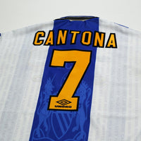 1994/96 Cantona #7 Manchester United Vintage Umbro Third Football Shirt (L)