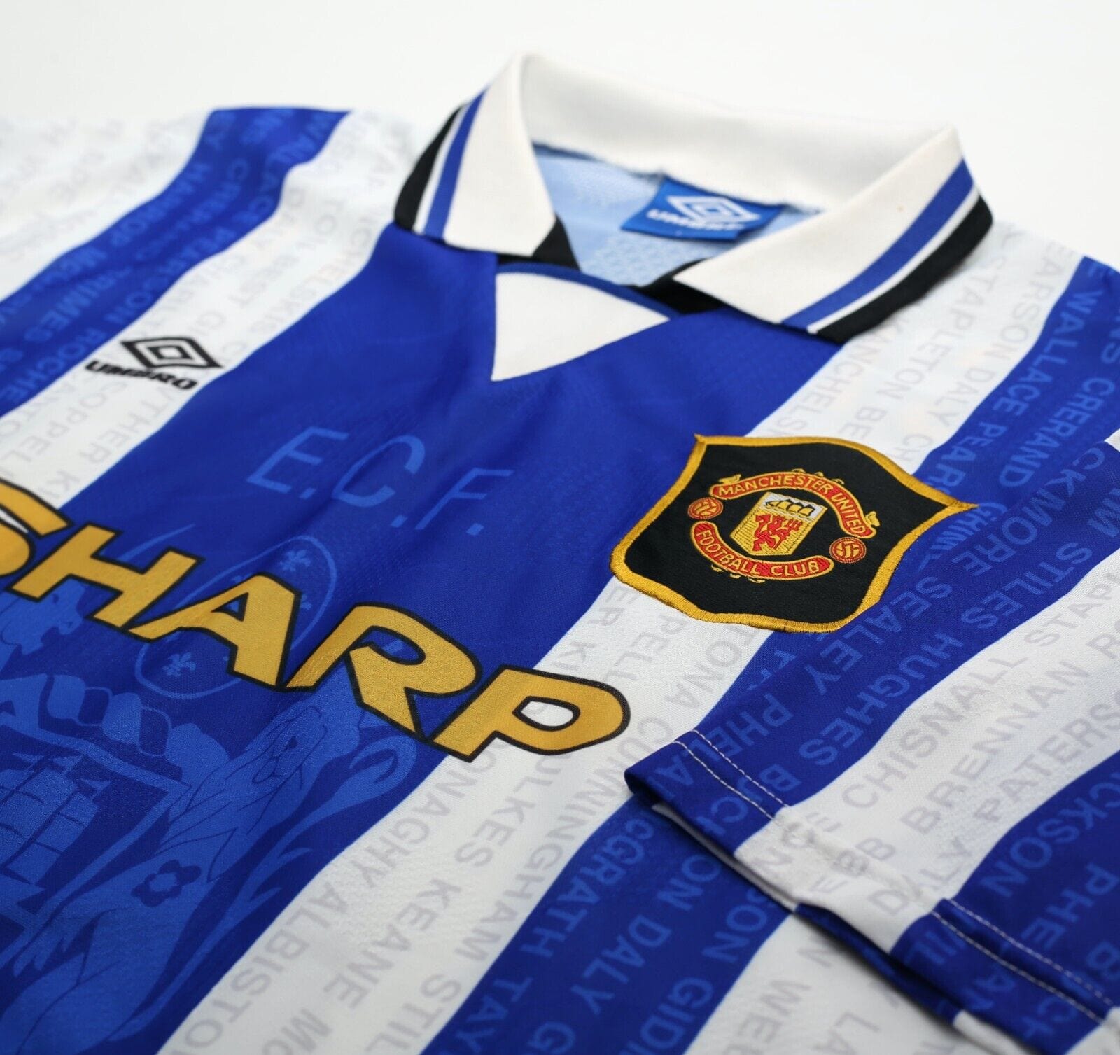 1994/96 Cantona #7 Manchester United Vintage Umbro Third 1994/96 Cantona #7 Manchester United Vintage Umbro Third