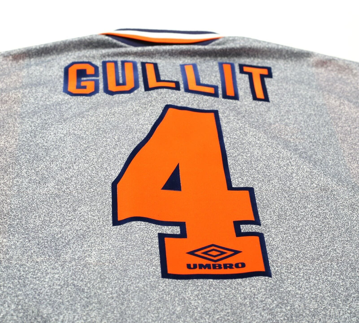 1994/96 GULLIT #4 Chelsea Vintage Umbro Away Football Shirt Jersey (L)
