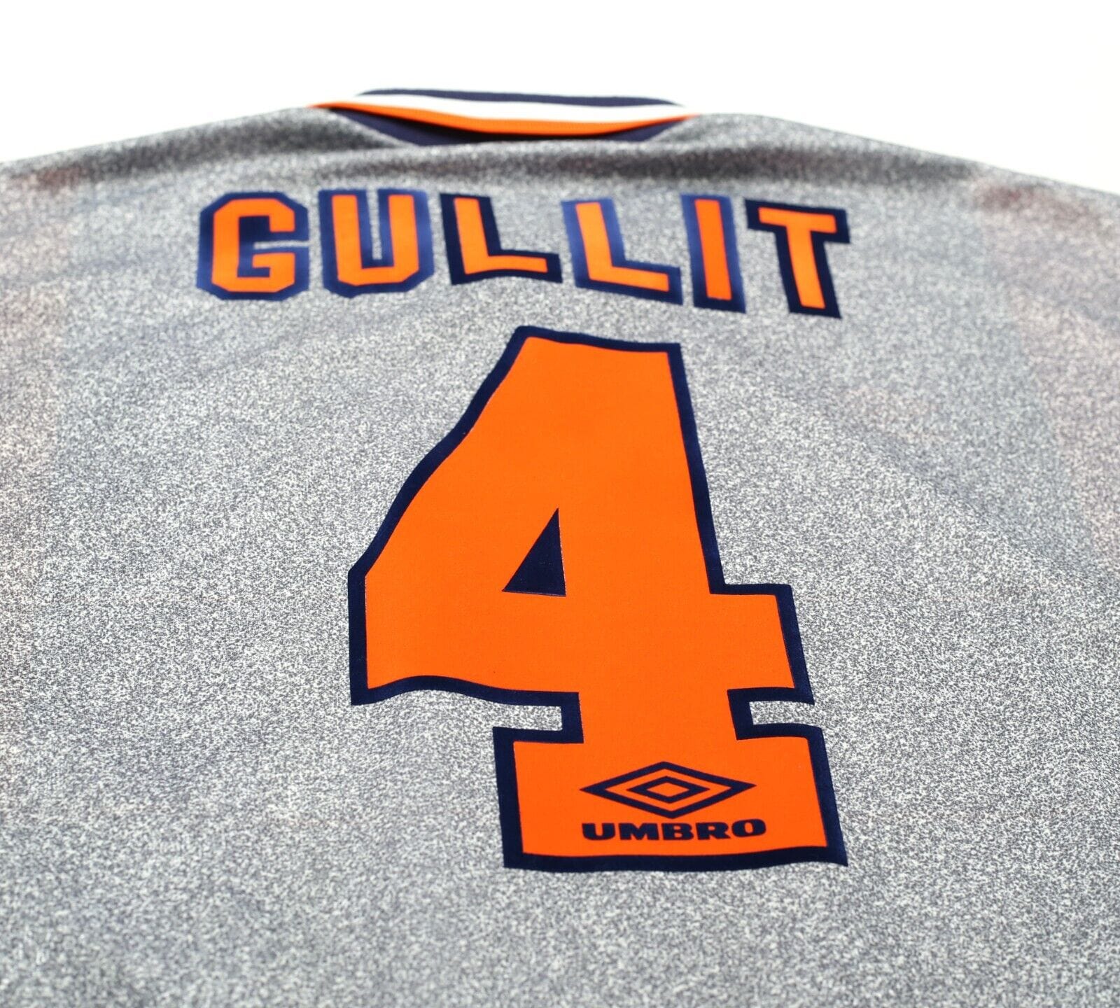 1994/96 GULLIT #4 Chelsea Vintage Umbro Away Football Shirt Jersey